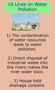 10 Lines on Water Pollution